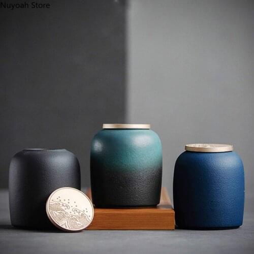 Portable Tea Cans Outdoor Travel Mini Airtight Cans Household Tea Storage Cans with Lids Home Living Room Decoration Accessories