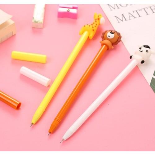 45 Pcs Creative Cartoon Writing Tool Cute Neutral Pen Office Stationery Student Signature Pen Wholesale