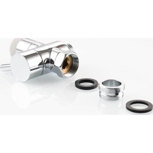 Basin faucet, one in and two out, dual-function faucet, spray gun, shower, one-point two-switching switch valve