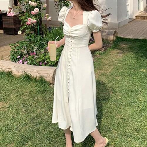 Ssimlar Solid Summer Dresses