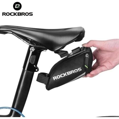 ROCKBROS Saddle Bag Bicycle Mini Seat Bag Cycling Y-Series Strap On Wedge Packs MTB Rode Bike Tool Kits Rear Seat Pack Bags