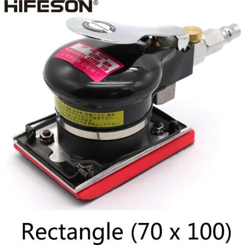HIFESON High Quality Pneumatic Air Sander Polisher Tool Square car interior seat polishing machine Wood Grinder Polisher