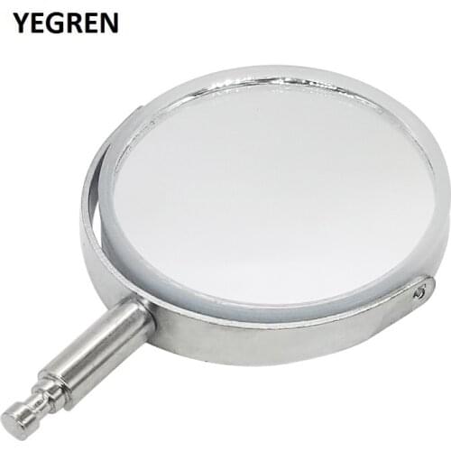 Microscope Reflective Mirrors Plane Concave Reflector Reflex Mirror with Metal Bracket for XSP Series Biological Microscope