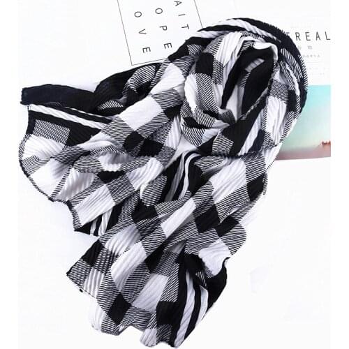 2019 women scarf autumn winter plaid cotton scarves female shawls long soft wram scarves for ladies men gifts