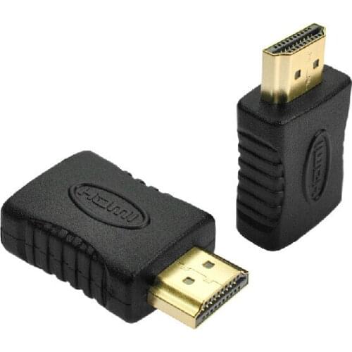50pcs/lot HDMI Standard Male to Female Adapter Extension Connector Gold Plated HDTV V1.4 High Quality