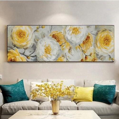 Abstract Modern Canvas Painting Landscape Oil Painting Art Flowers Posters and Prints Wall Art Pictures for Living Room