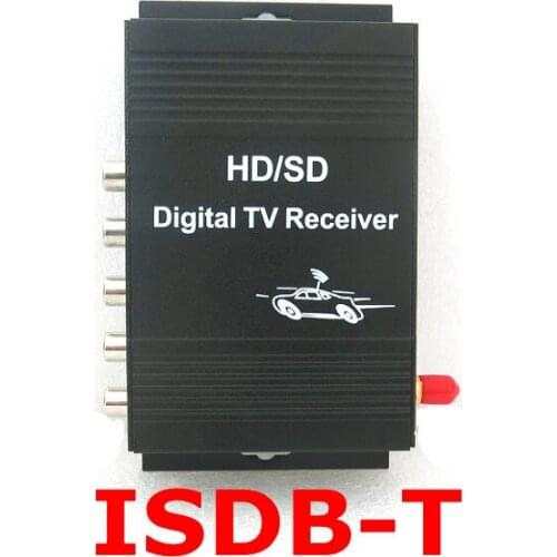 Car ISDB-T Tuner Car Digital TV Receiver isdb-t SET TOP BOX One Tuner/Antenna for Car DVD GPS Android player For Brazil