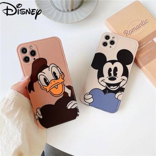 Disney Donald Duck for IPhone 7/8P/X/XR/XS/XSMAX/11/12Pro Cute Cartoon Anti-drop Phone Case