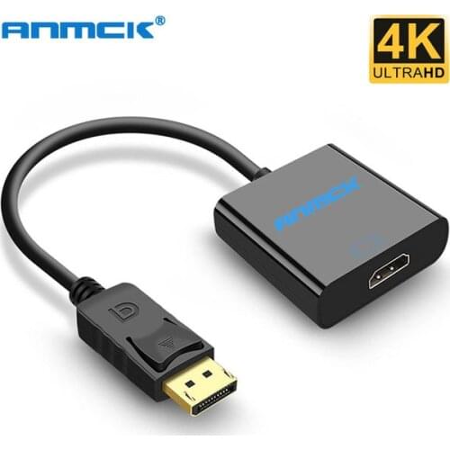 Displayport to HDMI Adapter DP Male to HDMI female Converter Cable for HDTV Projector Laptop Computer PC Display port Adapter