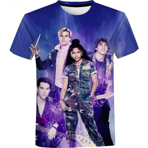 3D Julie And The Phantoms Printed T-Shirt Unisex Funny Popular Hip Hop Sweatshirts New Plus Size Short Sleelve Tops Clothes