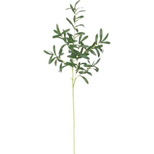 Fake Flower Olive Branch 95cm Decoration Plastic Home Decor Simulation 1pcs Green Wedding 37ft Tall Plant Leaf