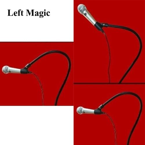 Comedy Microphone Stand Magic Tricks Magicians Stage Illusion Gimmick Props Funny Accessories