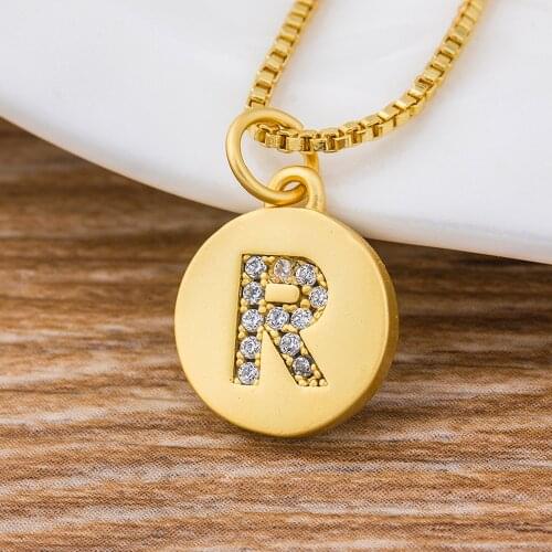 Fashion Dainty Initial Statement 26 Letter Name Choker Necklace For Women Friend Family Charm Pendant Jewelry Accessories Gift
