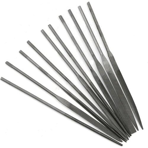10Pcs Small Needle Files Set 140mm Jewelry Tools Beading Hobby Crafts Carving Repair Cutting Tool