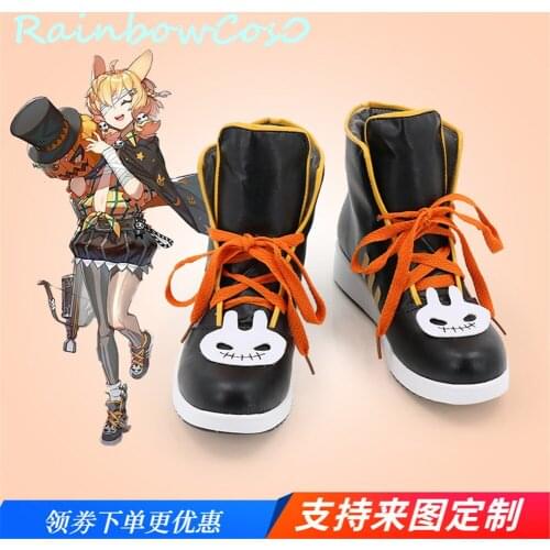 Arknights Kroos Cosplay Shoes Boots Game Anime Halloween RainbowCos0 W1367