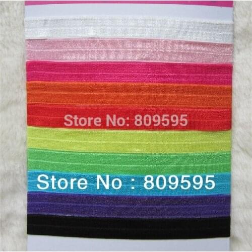 Wholesale 240pcs/lot , 12color stretchy headbands for daisy flowers