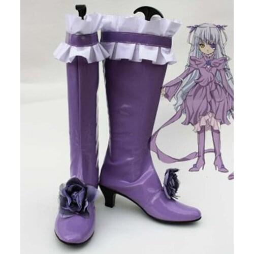 Rozen Maiden Cosplay Barasuishou Cosplay Boots Shoes Party Cosplay Boots Custom Made Women High Heel Shoes