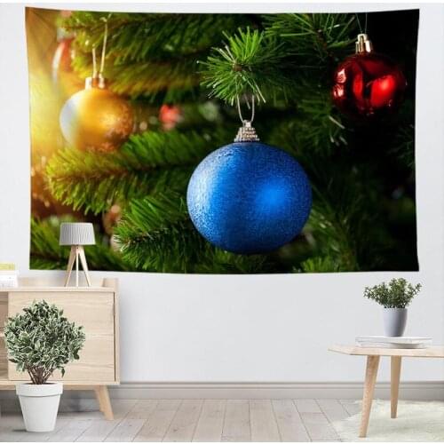 Christmas Tree Wall Tapestry Home Decorations Wall Hanging Forest Tapestries Home Birthday Party Decoration,100x150CM,140X250CM