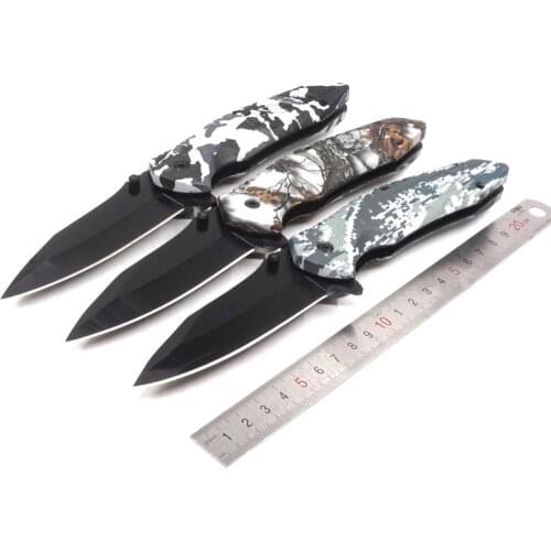 Folding Pocket Knife Tactical Survival Knife 3Cr13 Stainless Steel Blade Camping Hunting Knives Outdoor EDC Tools Multitool