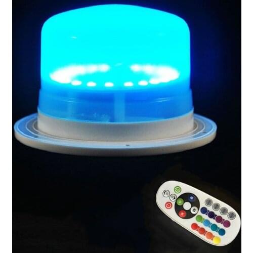 Remote controlled Rechargeable RGBW Light base waterproof 5050SMD LED module Hanging 16 Colors Furniture mood Light Under Table