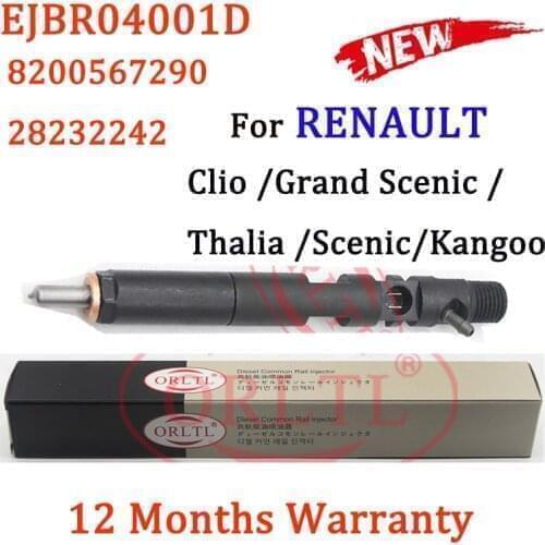Fuel Injection EJBR04001D (28232248) Common Rail Assy Inyector EJBR0 4001D For NISSAN Almera 1.5L dCi (82bhp)