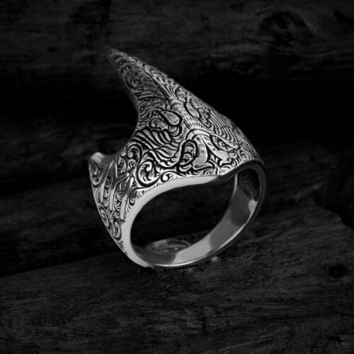 High-quality 925 Sterling Silver Jewelry made in Turkey (Ertugrul ring), Made in Turkey in a luxurious way for men with gift