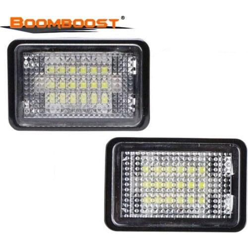 2Pcs car LICENSE PLATE LIGHT Canbus error free direct fit for MERCEDES BENZ GLK X204 GLK350 LED WHITE 12V