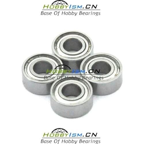 4PCS 7x14x5 Metal Shields Bearings ABEC-7 Stainless Steel SMR687 ZZ
