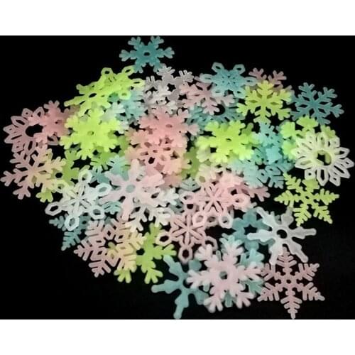 50 Pcs/ Set Energy Storage Fluorescent Glow In The Dark Luminous On Wall Stickers For Kids Room Living Room Decal