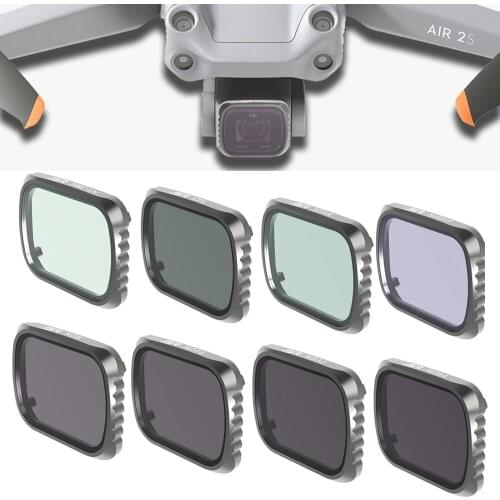 For DJI Air 2S Lens Filter ND Filter Sets ND4/8/16/32 /CPL/UV/Gradient filters Sets for DJI Mavic Air 2S Drone Parts Accessories
