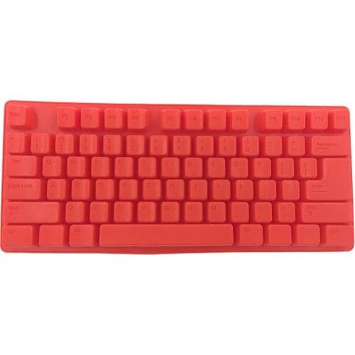 Keyboard Letters Ice Grid Mold Edible Silicon Ice Mold DIY Homemade Ice Cube Box Chocolate Mold ice cube tray kitchen gadgets