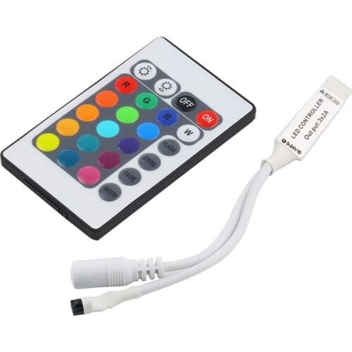 Controller 24 Keys IR Remote Controller Wireless for SMD3528 SMD5050 RGB LED Strip lights High quailty Worldwide Store