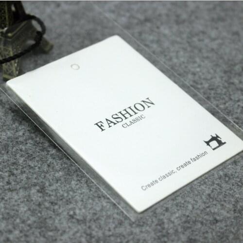 Customized garment hang tags paper tags white/printing labels/ personalized logo