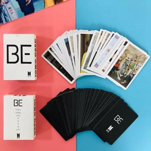 K-POP 54PCS/SET South Korean Groups Bangtan Boys Lomo Card Poster New Album BE PhotoCard Cards Wall Banner JUNG KOOK JIMIN SUGA