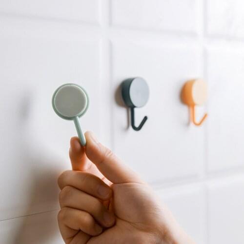 10Pcs Bathroom Hook Strong Self Adhesive Door Wall Hangers Mop Handbag Towel Holder Hooks For Hanging Kitchen Accessory