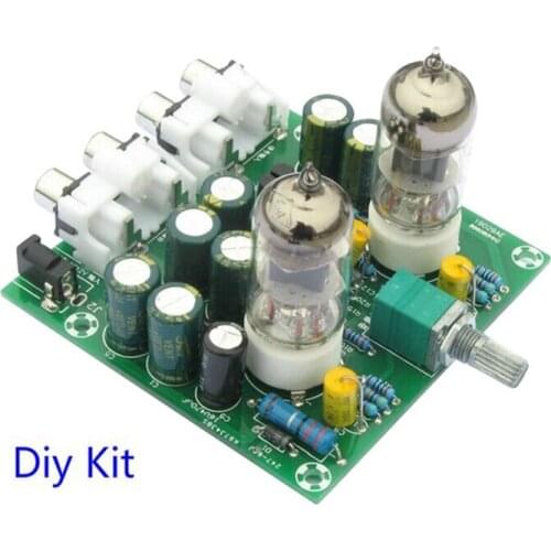 Tube Amplifiers Audio board Amplifier Pre-Amp Audio Mixer 6J1 Valve Preamp Bile Buffer Diy Kits