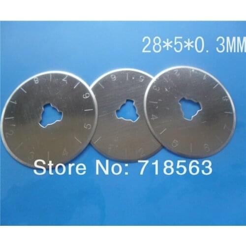 25 - 28MM ROTARY CUTTER BLADES fits Olfa,and more high speed steel good to use