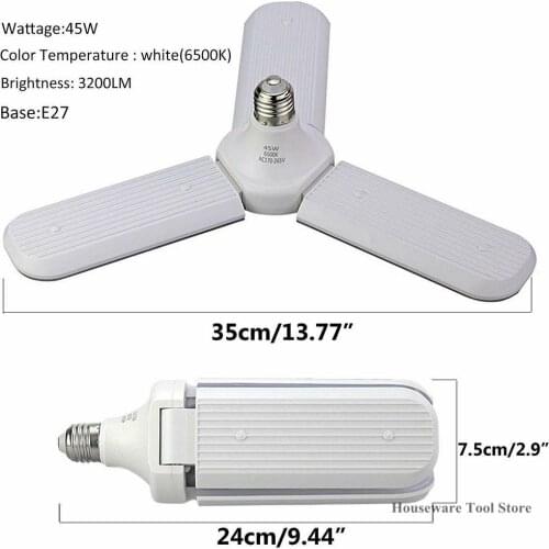 Nemo LED Chain Lamp Freely Adjust Angle Foldable Light Fan Lamp for Garages Basements Workshops Light Indoor Lamp Indoor Light