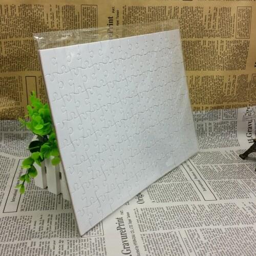 10 Packs Handmade Jigsaw Puzzles A4 Sublimation Blanks Puzzles DIY Puzzle Blank Custom Puzzle for Heat Transfer Craft