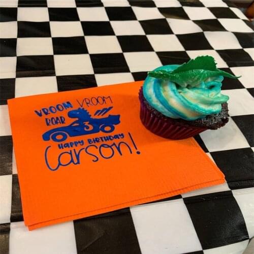 Personalized Napkins Dinosaur Birthday - First Birthday - Dinosaur Birthday Napkins, Boy Birthday Napkins, Always Be a Dinosaur