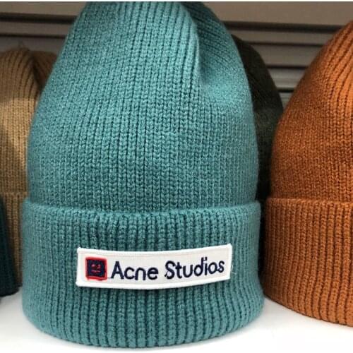 Casual New Winter Hat Solid Wool Blend Beanies Hats For Women Spring Fashion Wool Warm Skullies Beanies Hats Caps For Men Women