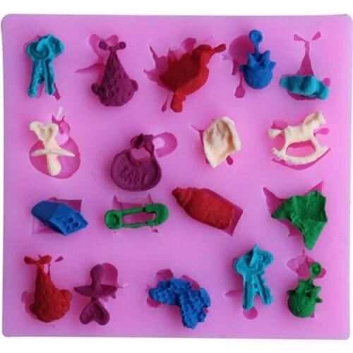 Daily Necessities Shape Fondant Cake Silicone Mould Chocolate Biscuits Molds Candy Cooking Baking Cake Wedding Decorating Tools