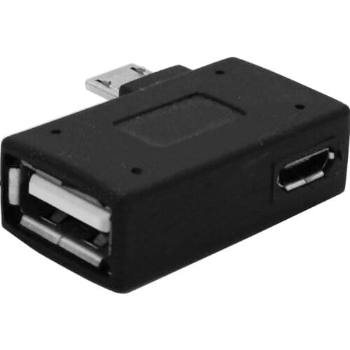 Right Angled Micro USB OTG power adapter converter for Huawei,HTC,Samsung and other android mobiles