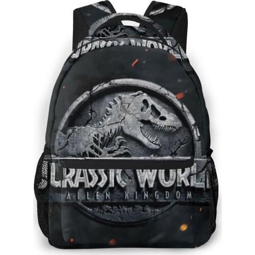 Jurassic World Backpack for Girls Boys Travel RucksackBackpacks for Teenage school bag