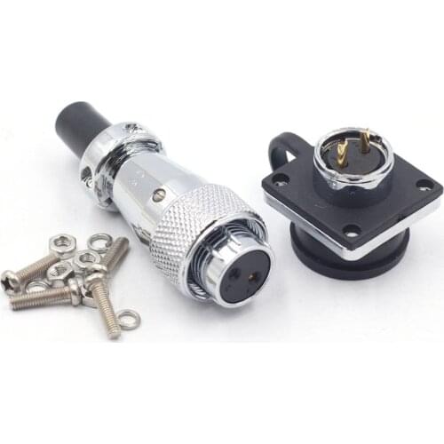 WS16 Series, 2-pin waterproof connector male female , Industrial Connectors plug socket,dustproof connector 2pin ,IP67