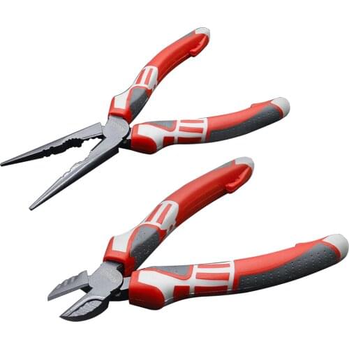ELECALL Wire cutter pliers Long nose nippers Diagonal pliers Beading Cable Wire Side Cutter Cutting Nippers hand tools