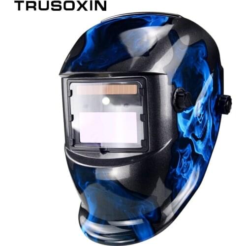 LED Light DIN9-DIN13 Solar Auto Darkening TIG MMA ZX7 MIG Welding Mask Welding Helmet Welder Cap Glasses