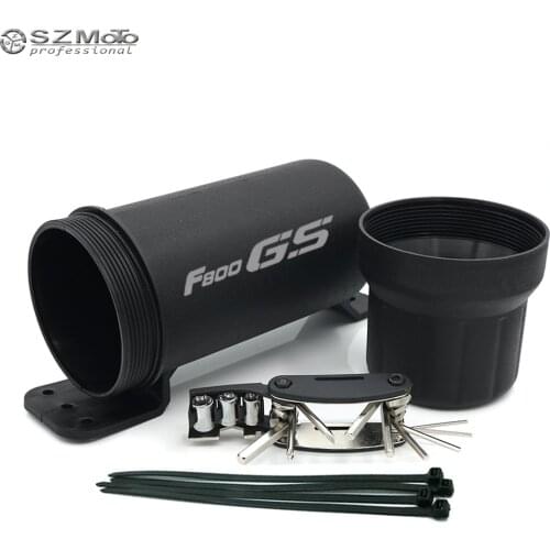 Universal Off-Road For BMW F700GS F800GS F800R F800 R/GS F700 GS Waterproof Tube Gloves Storage Box With 1 tool