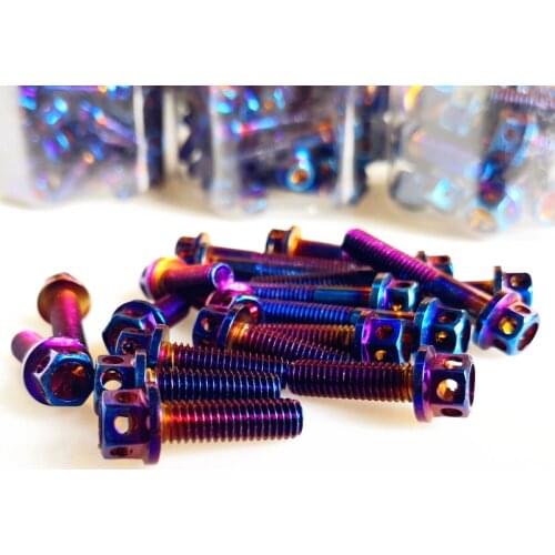 6pcs/lot 304 stainless steel Motorcycle screws M6*10/13/1520/30/45mm screw Motorcycle accessories M6 Motorcycle bolts