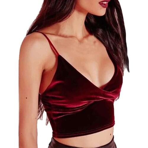 2021 Summer Short V-Neck Casual Vest For Women Fashion Elegant Female Large Size Velvet Camis Hot Sale